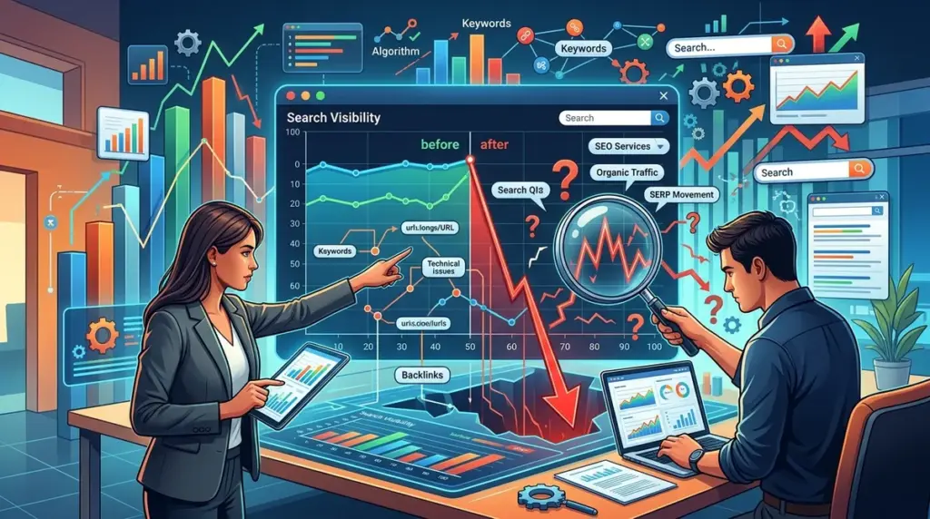 How to Investigate Sudden Ranking Losses